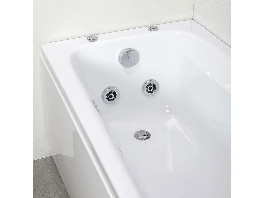 Baignoire Balnéo Rectangulaire Encastrable En Acrylique  | Ester