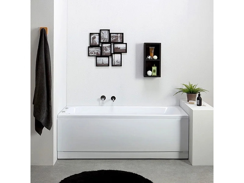 Baignoire Balnéo Rectangulaire Encastrable En Acrylique  | Ester