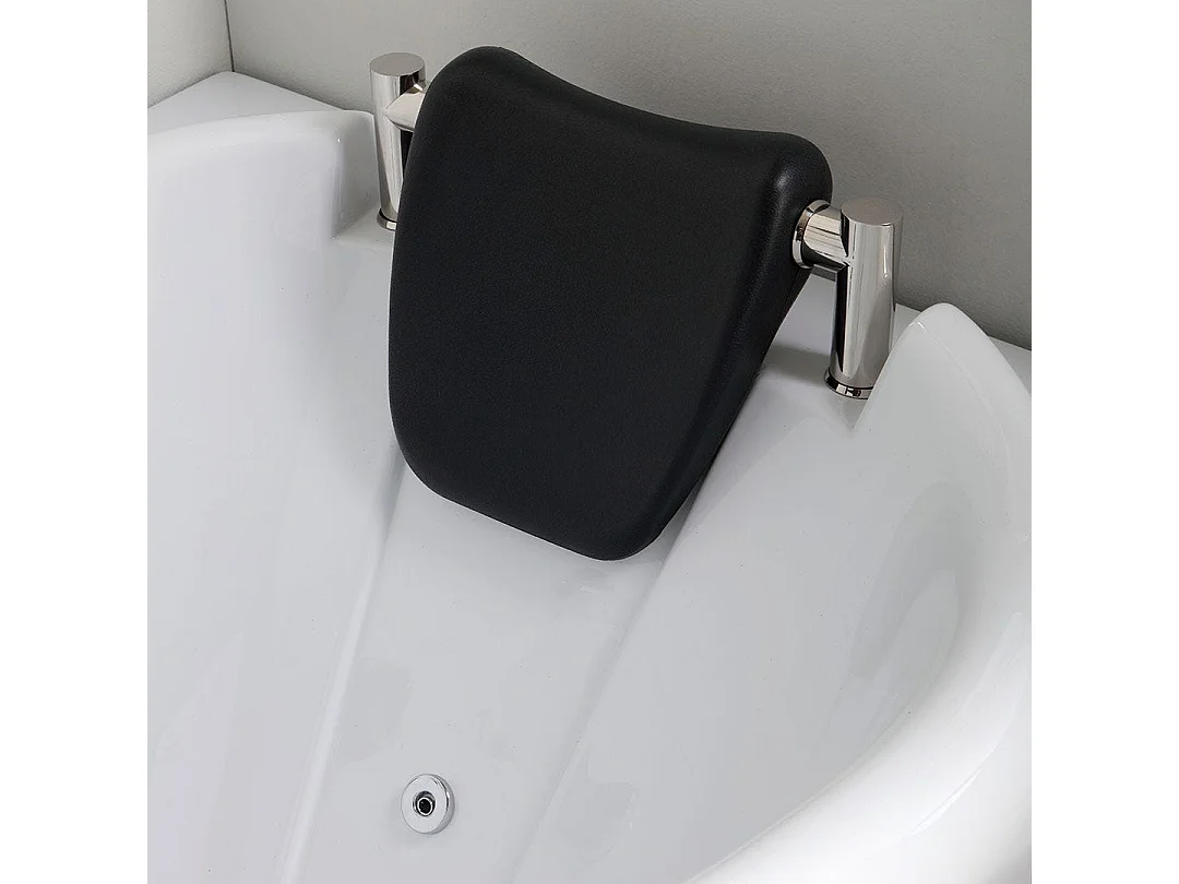 Baignoire Droite Avec Hydromassage En Acrylique Blanc  | Diletta