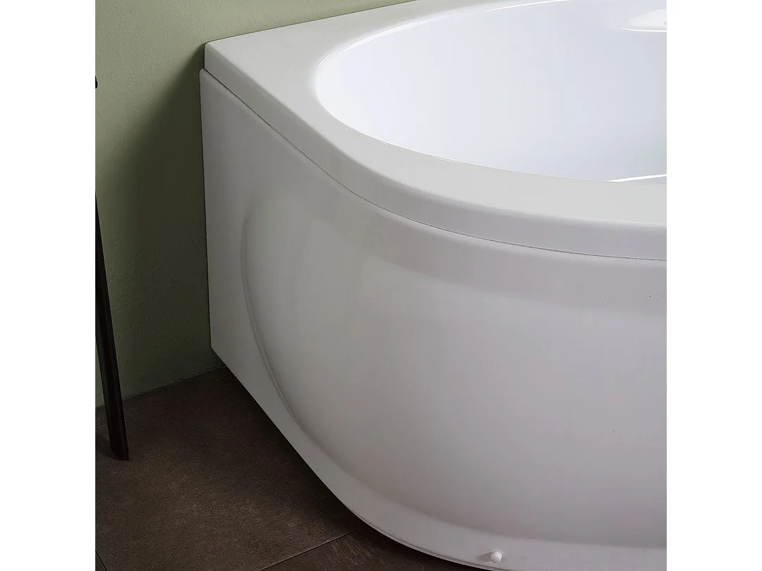 Baignoire D'angle Asymétrique Droite Avec Hydromassage | Ambra