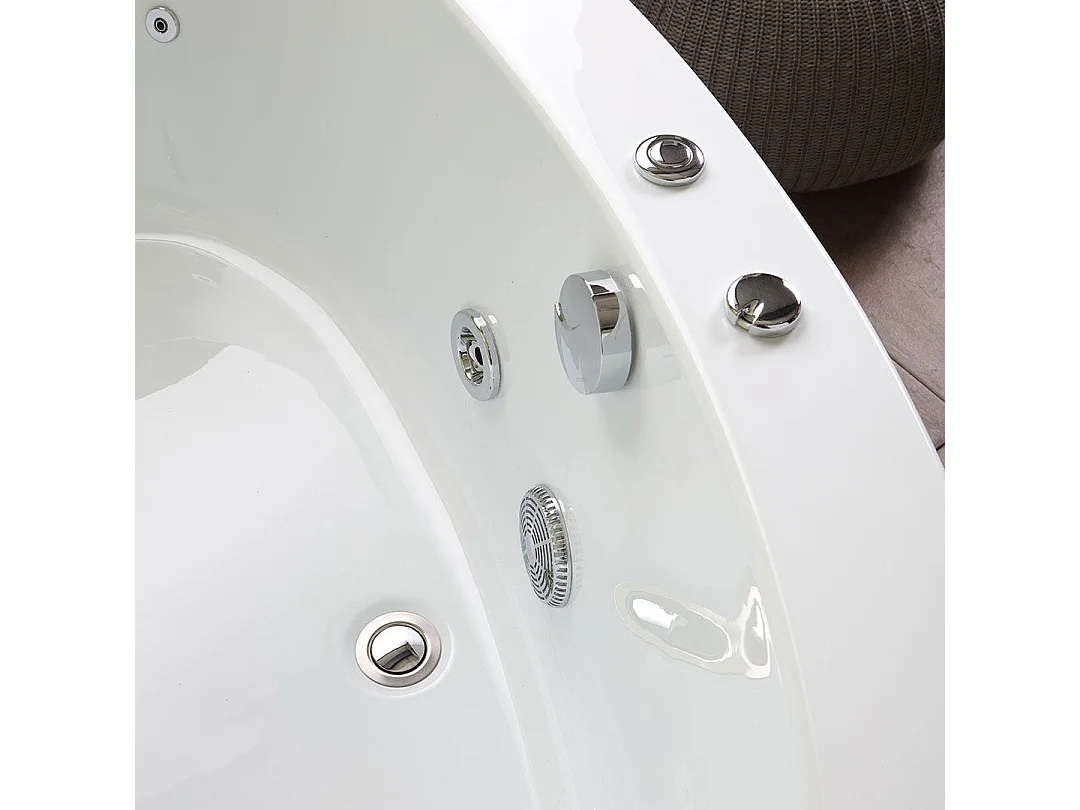 Baignoire D'angle Asymétrique Droite Avec Hydromassage | Ambra