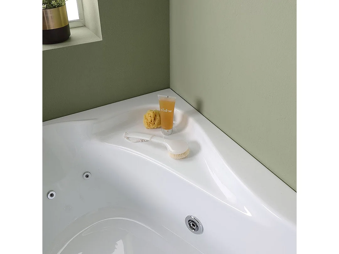 Baignoire Balnéo D'angle Gauche | Ambra