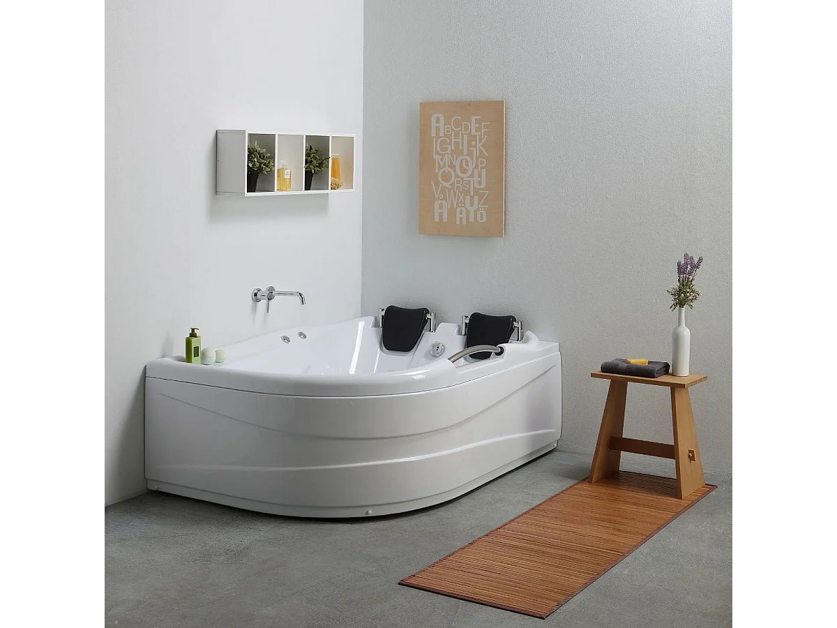 Baignoire D'angle Acrylique 2 Places | Aida