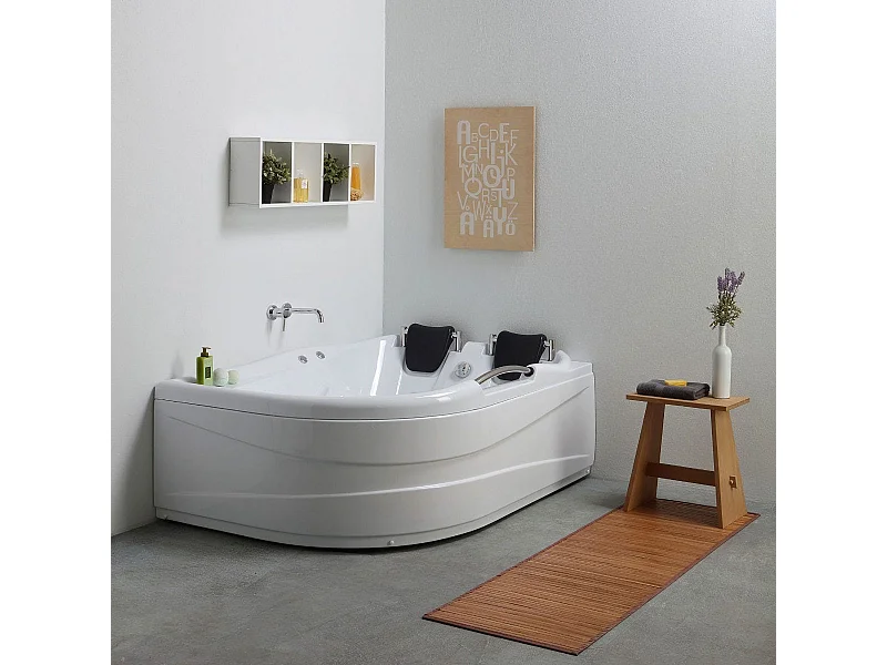 Baignoire D'angle Acrylique 2 Places | Aida