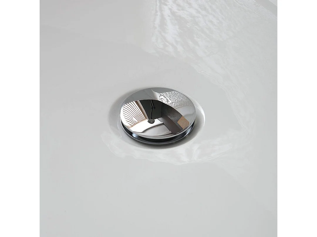 Baignoire Autoportante Octogonale En Acrylique Blanc  | Betty