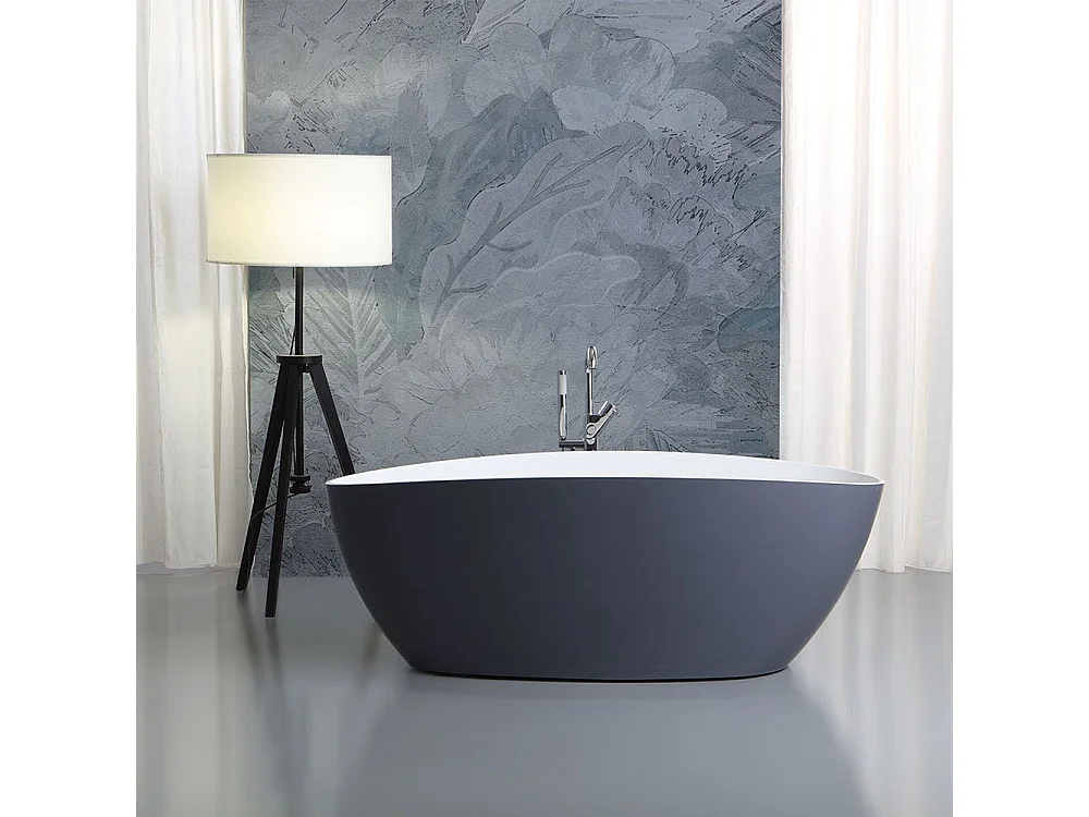 Baignoire Autoportantedesign Moderne Gris | Rachele