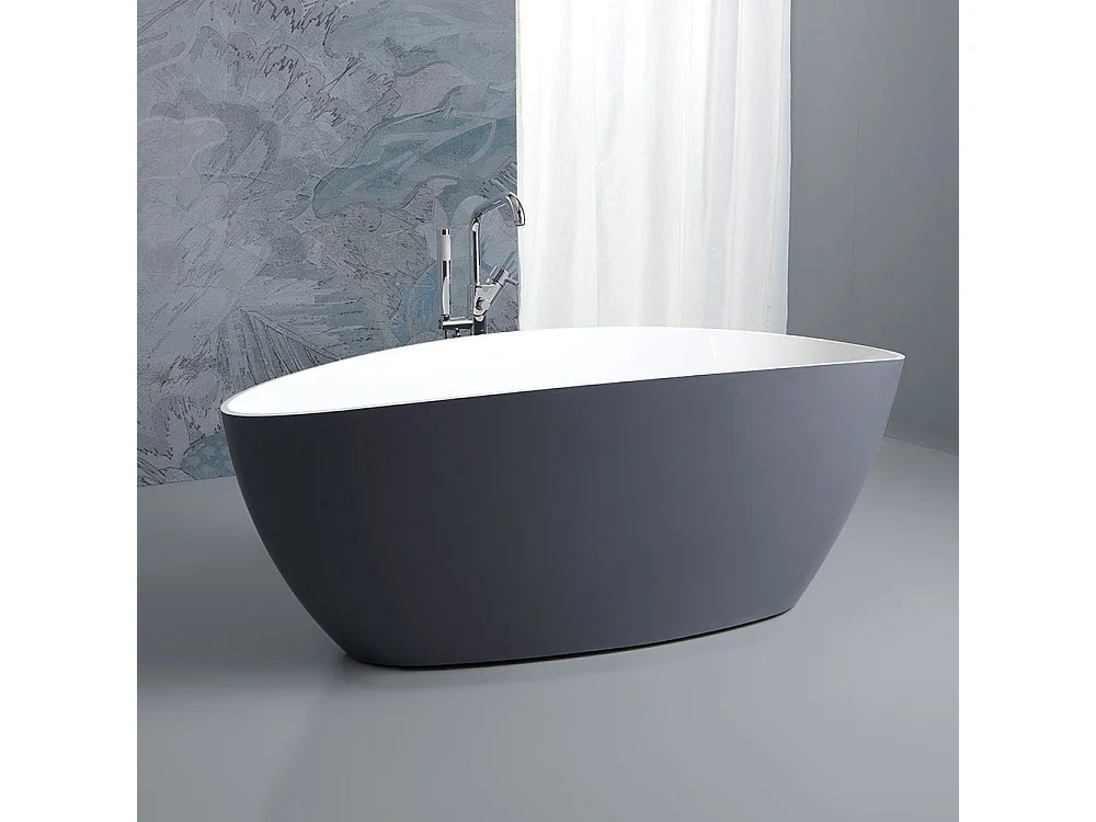 Baignoire Autoportantedesign Moderne Gris | Rachele