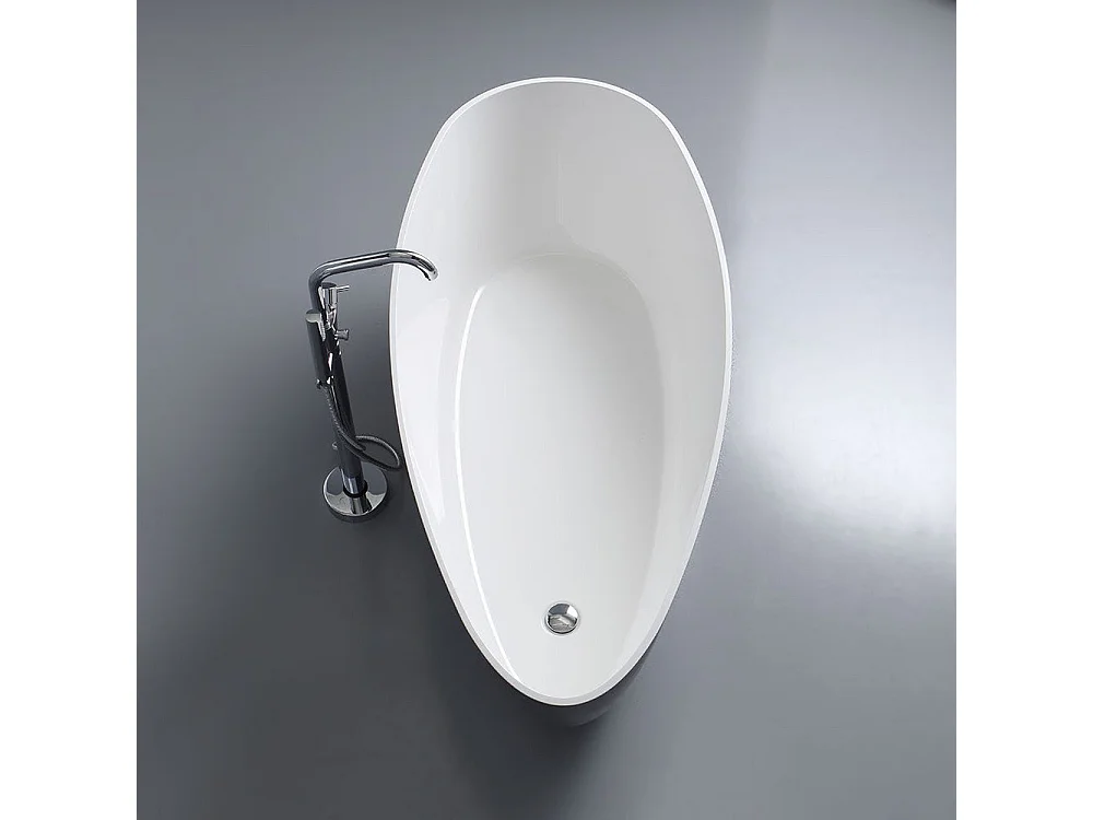 Baignoire Autoportantedesign Moderne Gris | Rachele