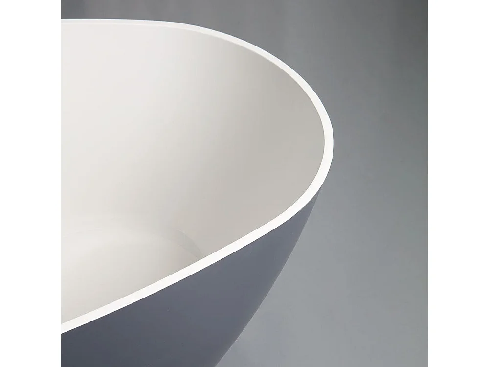 Baignoire Autoportantedesign Moderne Gris | Rachele