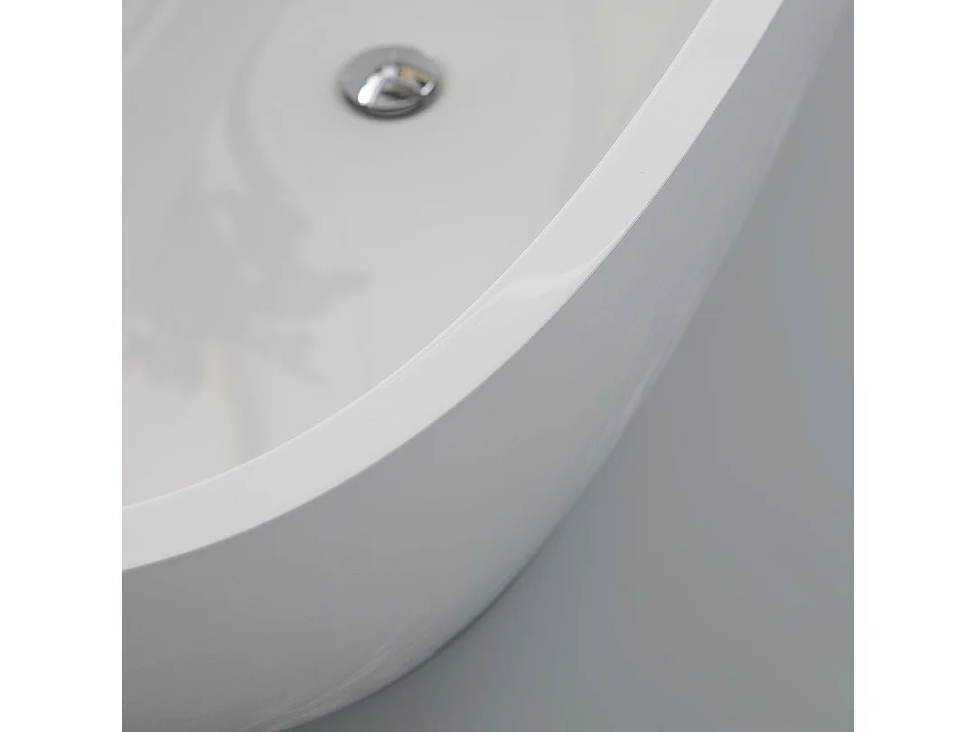 Baignoire Autoportante Rectangulaire Sans Trop-Plein | Noemi