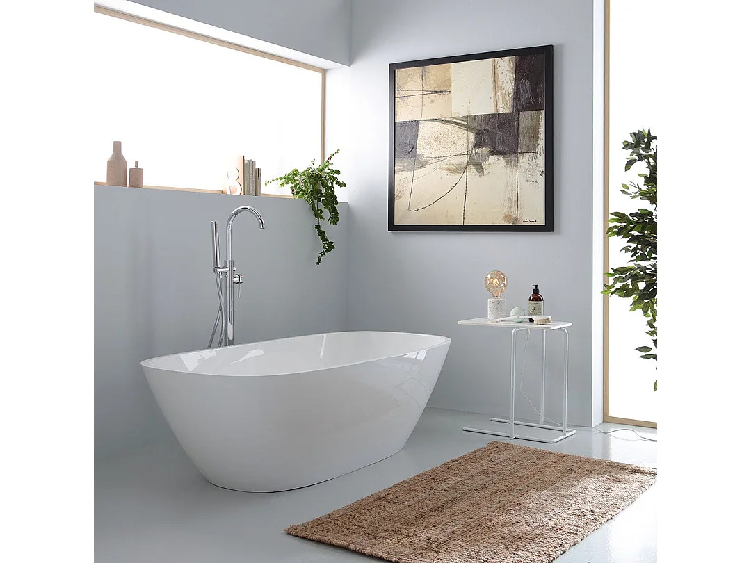 Baignoire Autoportante Rectangulaire Sans Trop-Plein | Noemi