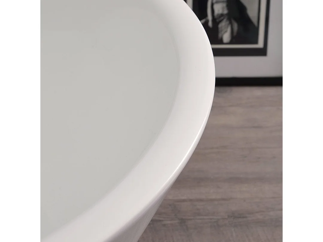 Baignoire Autoportante En Acrylique Blanc 180 Cm | Allegra