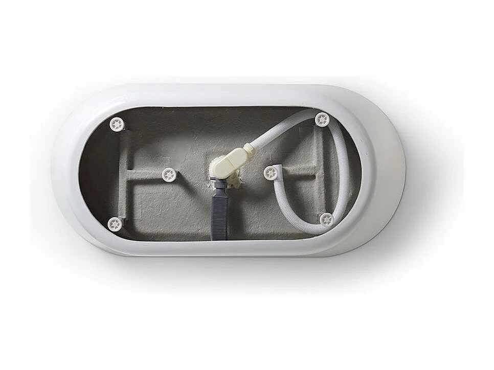 Baignoire Autoportante En Acrylique Blanc 180 Cm | Allegra