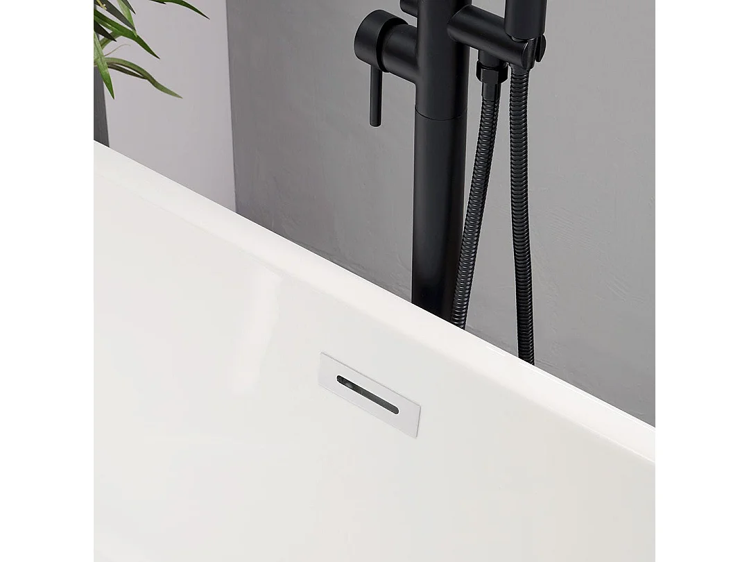 Baignoire Autoportante En Acrylique Blanc 180 Cm | Allegra