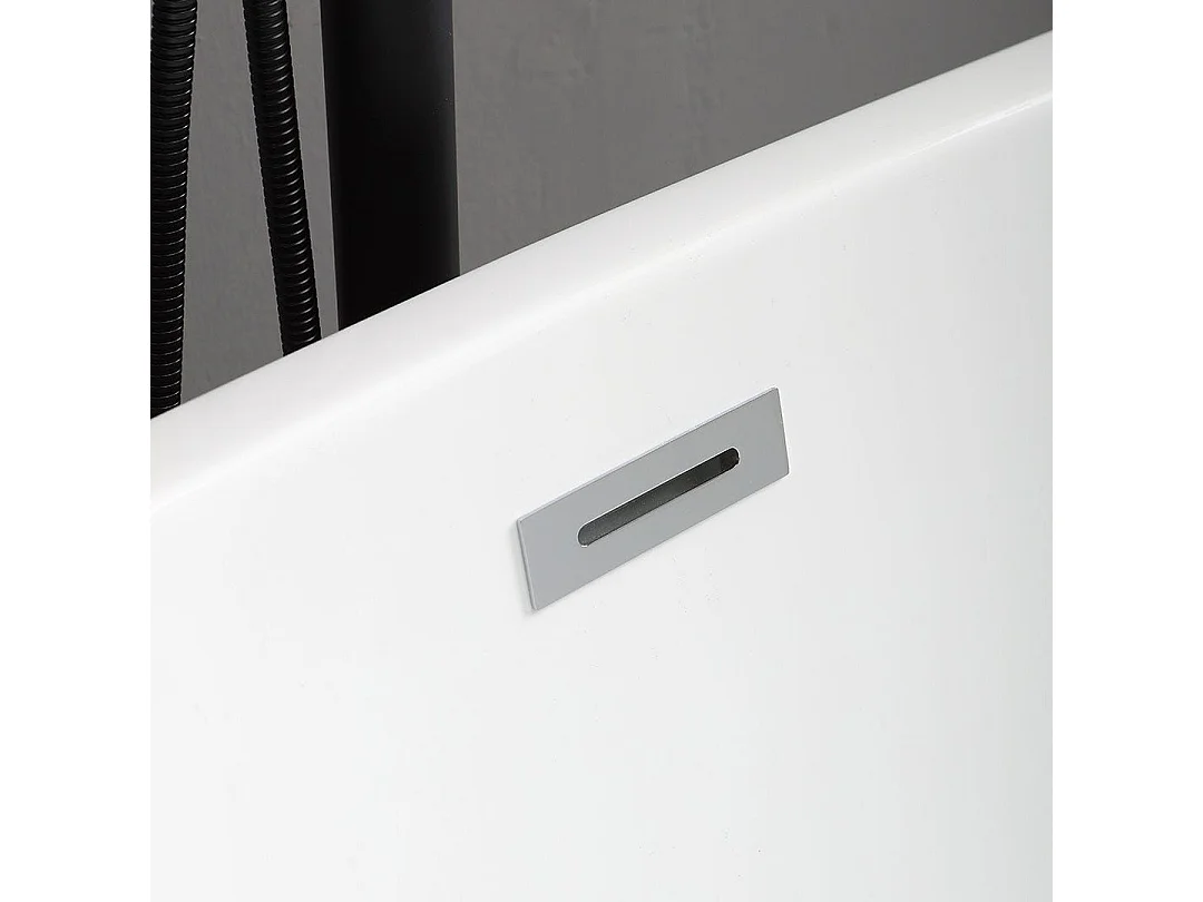 Baignoire Autoportante En Acrylique Blanc | Alexandra