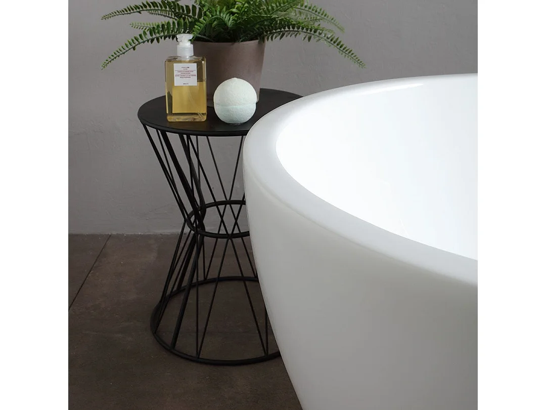 Baignoire Autoportante En Acrylique Blanc | Alexandra