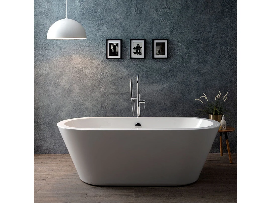 Baignoire Autoportante En Acrylique Blanc | Cynderella