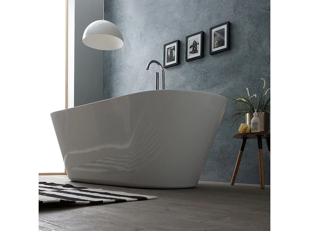 Baignoire Autoportante En Acrylique Blanc | Cynderella