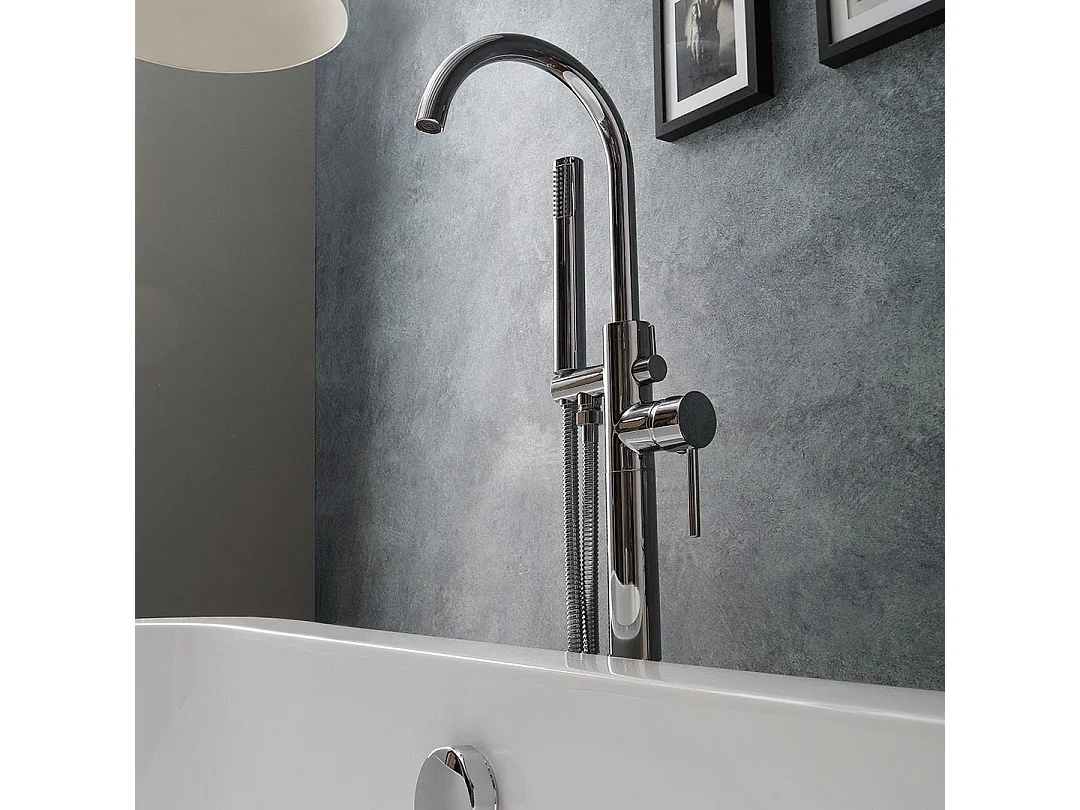 Baignoire Autoportante En Acrylique Blanc | Cynderella