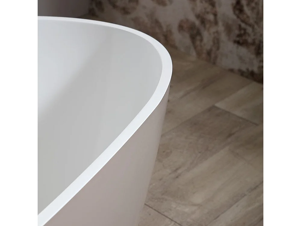 Baignoire Autoportante En Résine Beige | Rachele