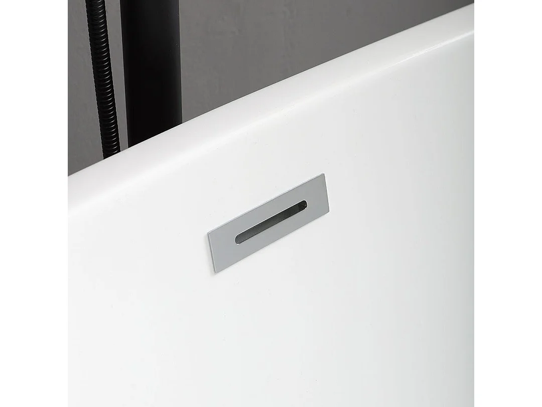 Baignoire Acrylique Blanche Centre De La Pièce | Cassiopea