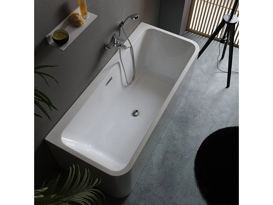 Baignoire Murale Rectangulaire En Acrylique | Dorotea