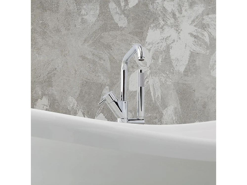 Baignoire Îlot Style Classique Sur Pieds Argentés | Romantica