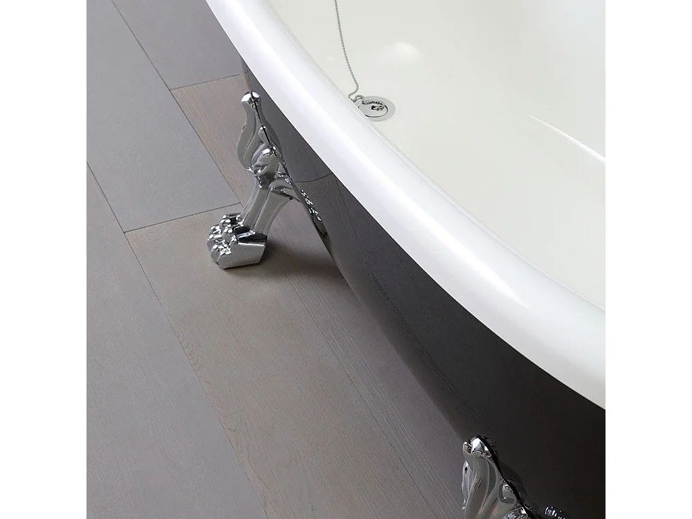 Baignoire Style Classique Blanche Et Noire | Romantica