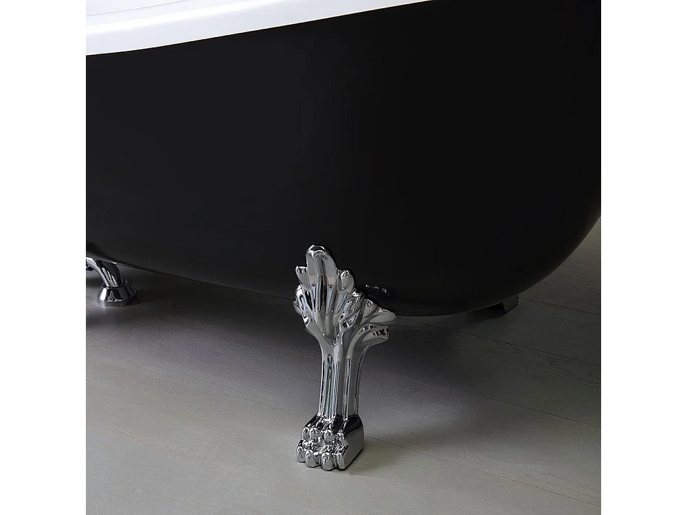 Baignoire Style Classique Blanche Et Noire | Romantica