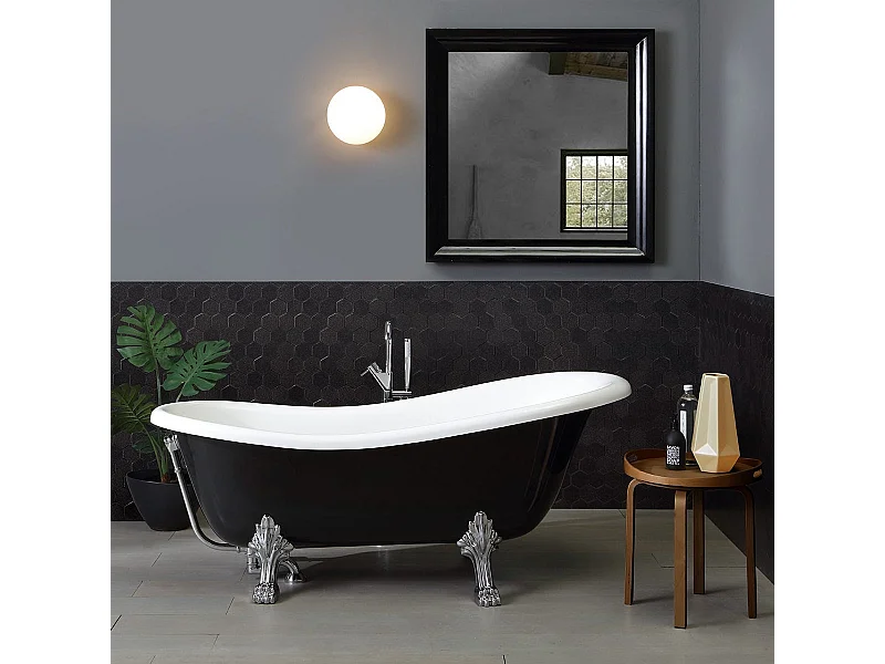 Baignoire Style Classique Blanche Et Noire | Romantica