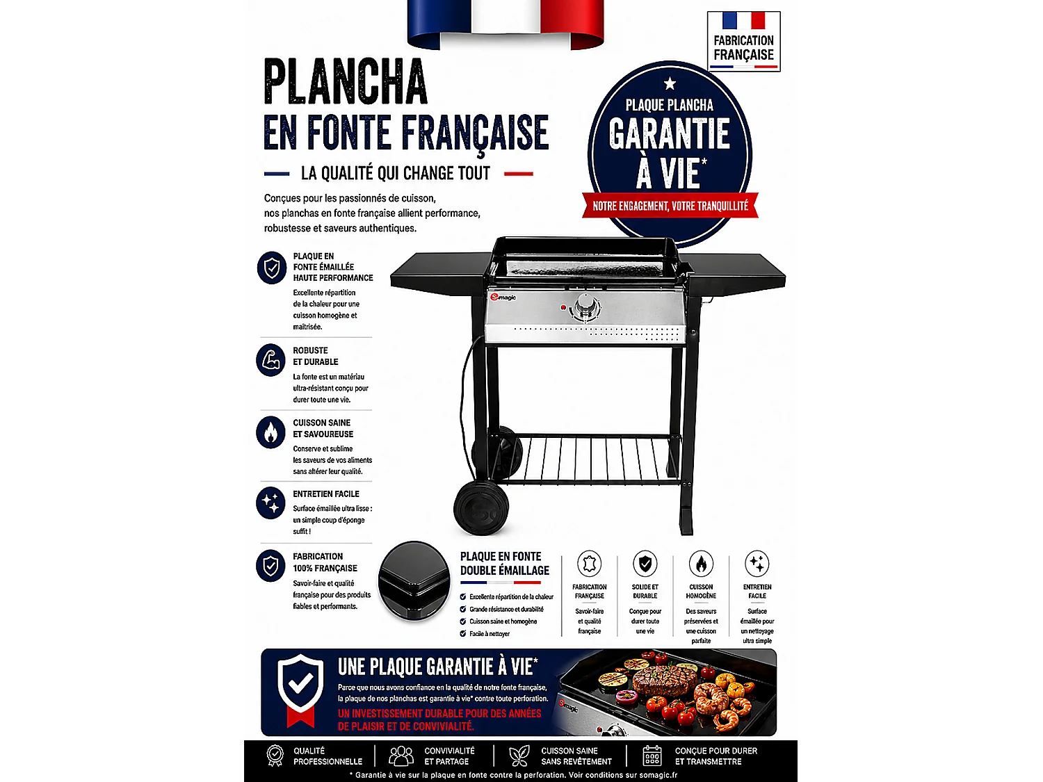 Plancha électrique CAPBRETON - SOMAGIC