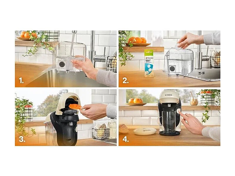 Machine a café multi-boissons - BOSCH - TASSIMO - T11 Style vanille - 1400 W