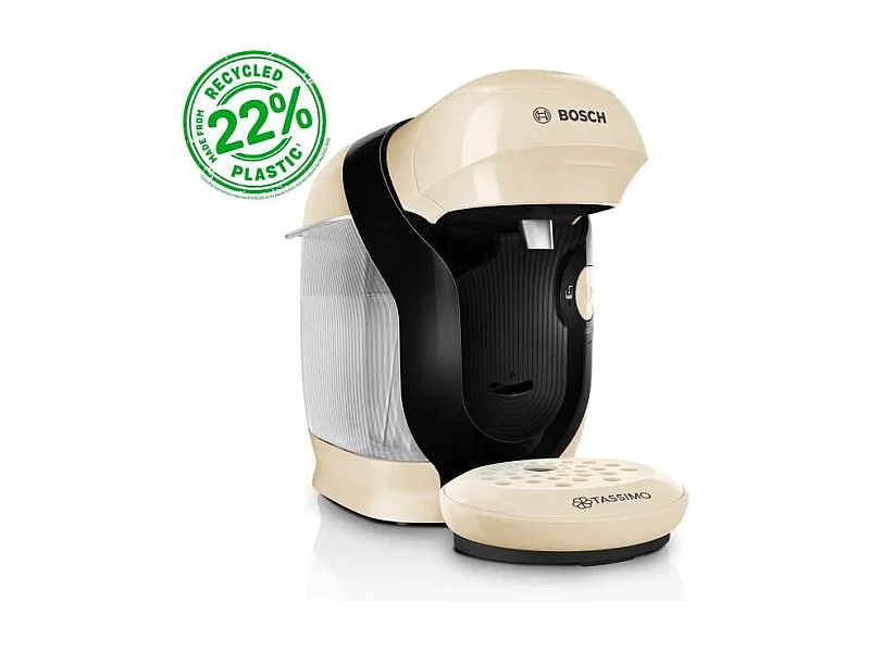 BOSCH TASSIMO T11 Style Vanille 1400W Multi-Dranken Koffiemachine met automatische reiniging en 0,7L reservoir