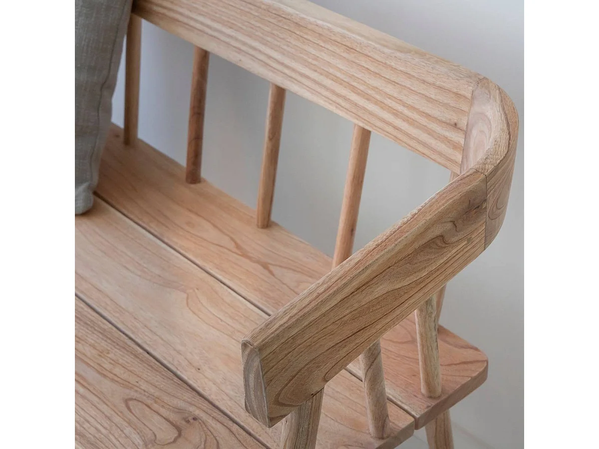 Banc en bois de teck brut June