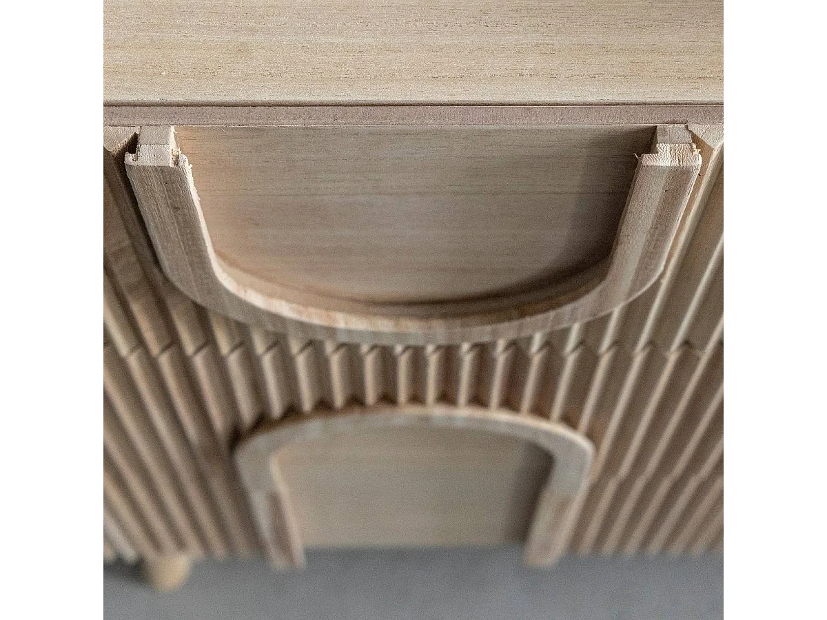 Commode en bois de paulownia Nilo