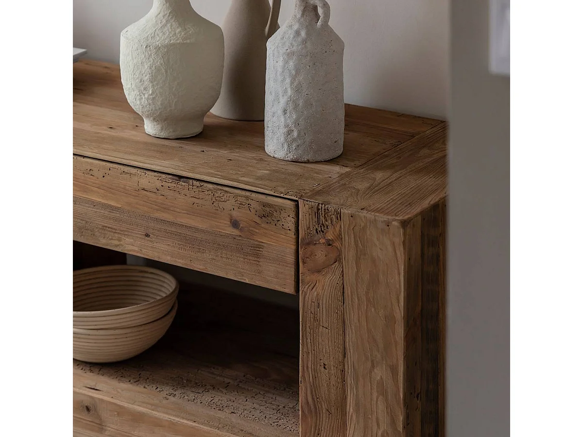 Meuble TV en bois recyclé 170 cm Blaise