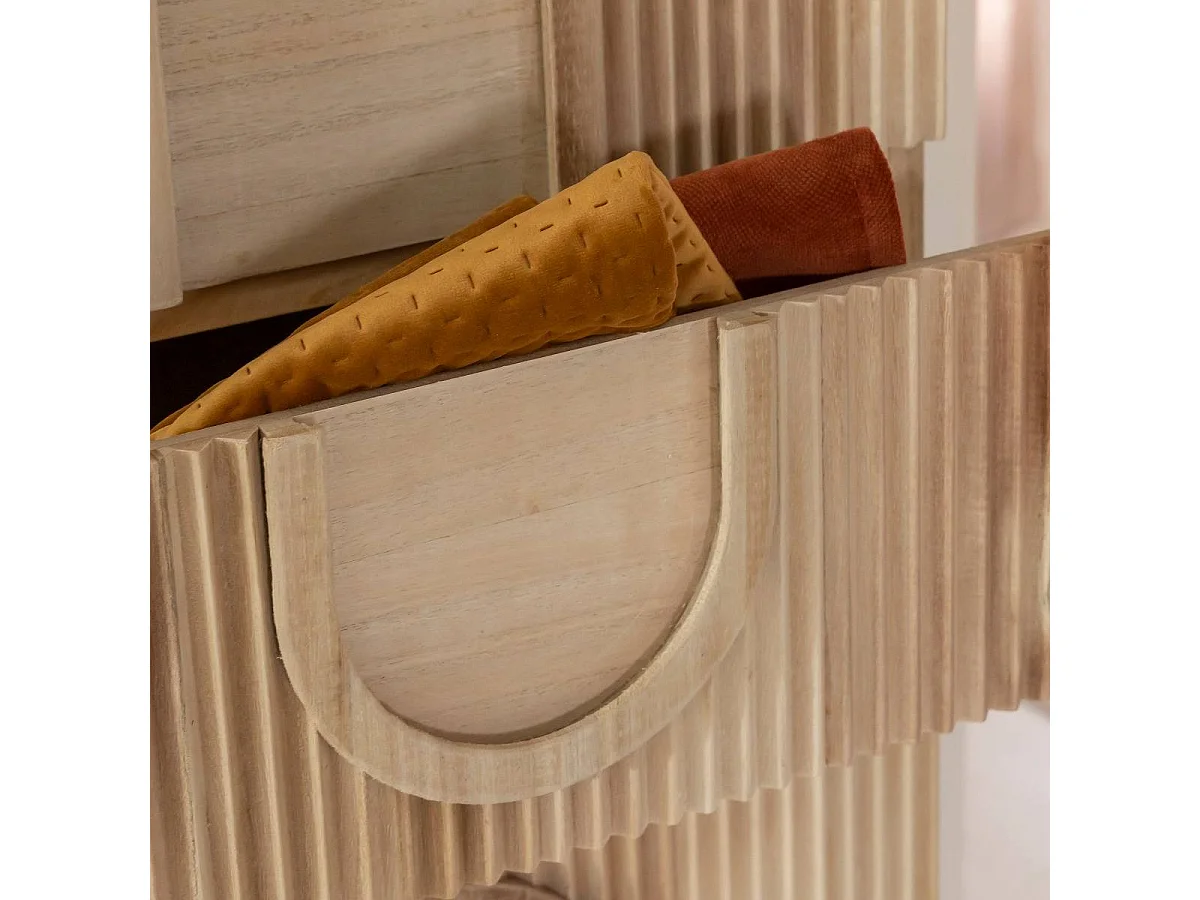 Chiffonnier en bois de paulownia Nilo