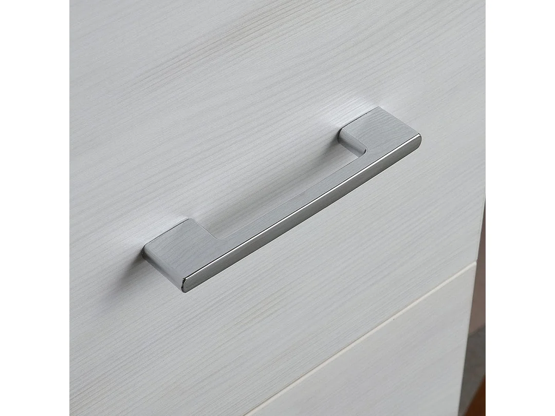 Colonne De Salle De Bains Sur Pied H 190Cm Chêne Blanc | Rimini