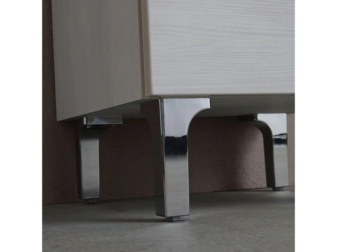 Colonne De Salle De Bains Sur Pied H 190Cm Chêne Blanc | Rimini