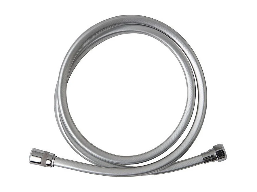 Tuyau Flexible Chromé Pour Fixation Sur Pommeau De Douche 150 Cm