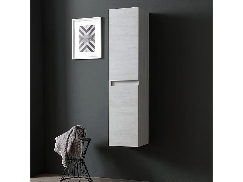 Colonne Suspendue Pour Meubles De Salle De Bains Avec Portes Finition Promenade | Berlin