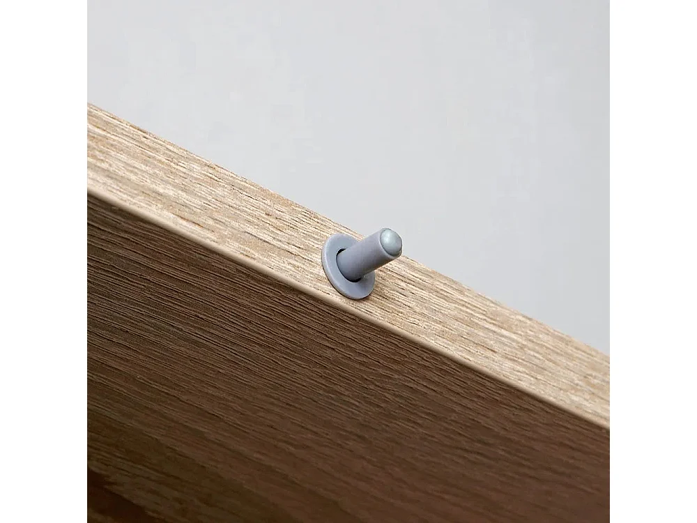 Colonne De Bain Suspendue Avec 2 Portes En Chêne Naturel