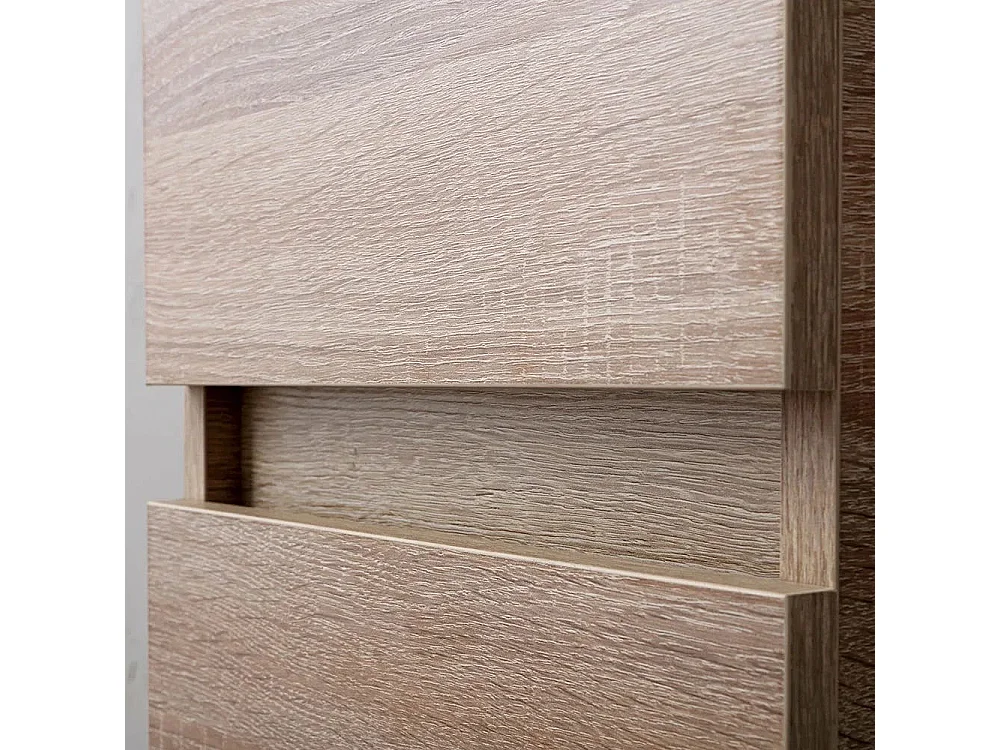 Colonne De Bain Suspendue Avec 2 Portes En Chêne Naturel