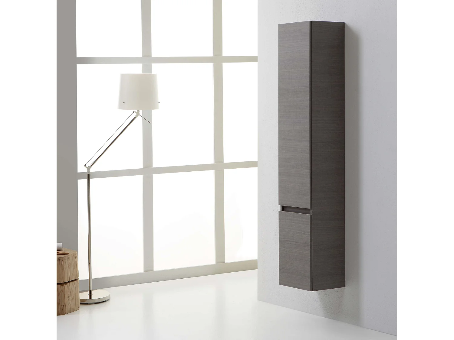 Colonne Suspendue Pour Salle De Bain Avec Deux Portes | Manhattan