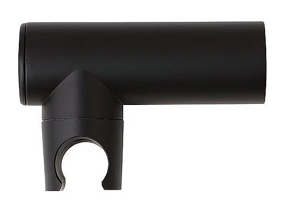 Support Mural Rond Pour Pommeau De Douche Avec Finition En Noir Mat