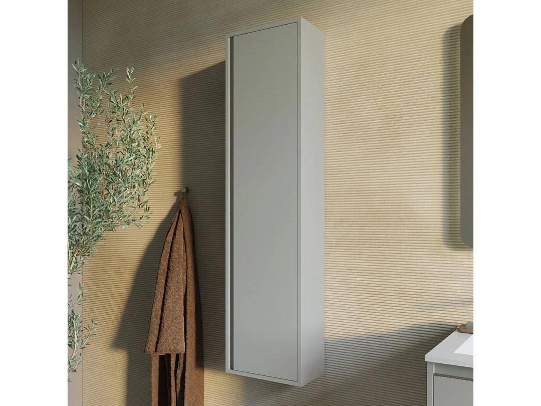 Meuble Suspendu Pour Salle De Bain H140cm Sable Mat | Monaco