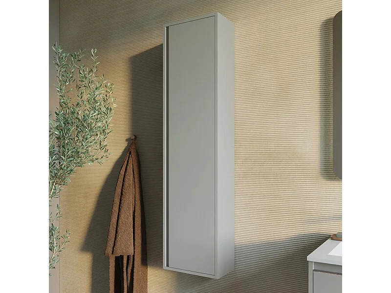 Meuble Suspendu Pour Salle De Bain H140cm Sable Mat | Monaco