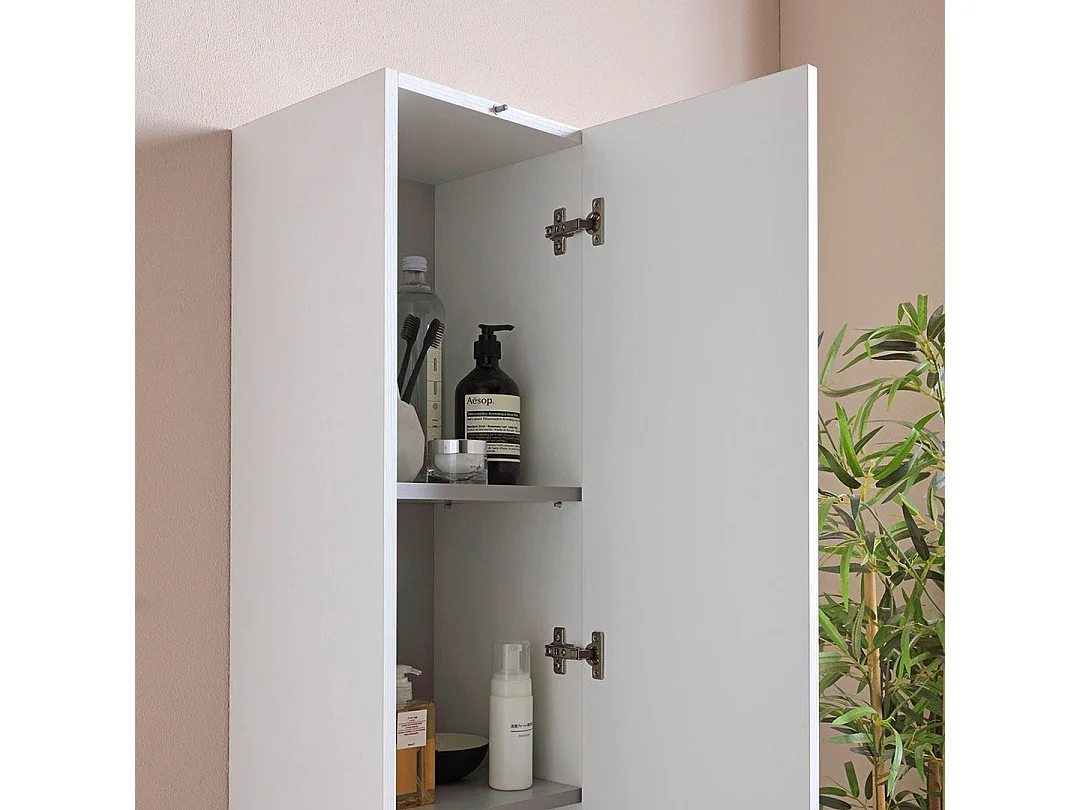 Colonne De Salle De Bain Suspendue Manhattan Blanc Forêt