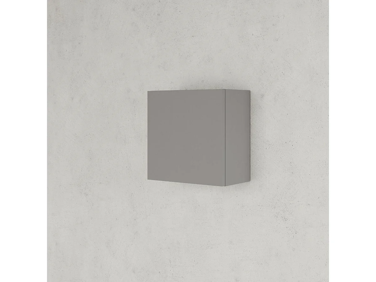 Unité Murale Cubique De 30 Cm À Porte Réversible Finition Couleur Colombe