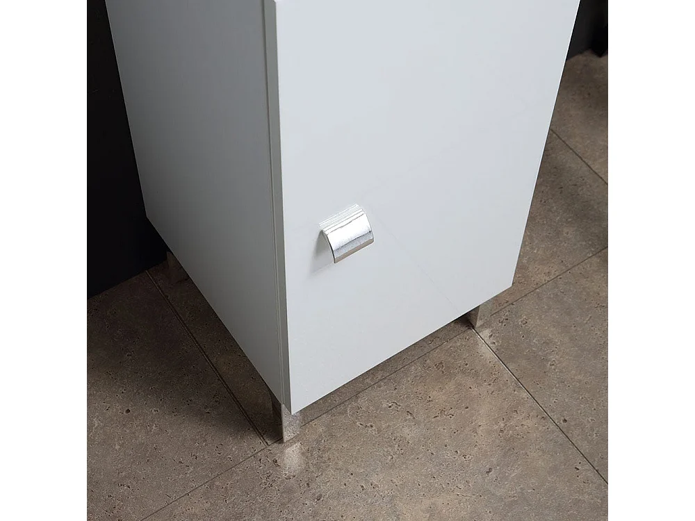 Base Au Sol Cm.31,5 Avec Porte Et Tiroir Blanc | Easy